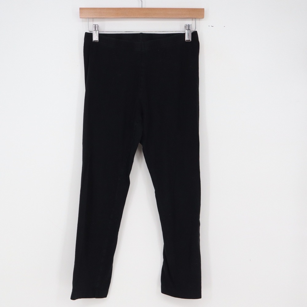 Old Navy Leggings Womens Medium Tall Hi Rise Crop L Black Jack Stretch Excellent